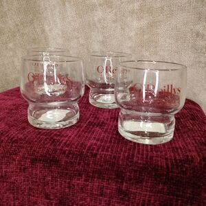 O'Reilly's Irish Cream Rocks Stacking Glasses Set of 4 Barware